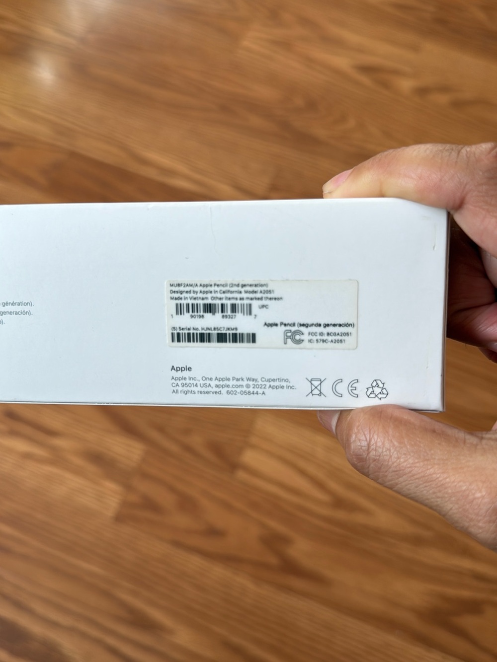 Apple Pencil (2nd Generation) White Accessory Box